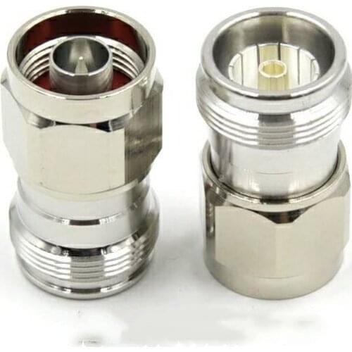 High Quality Mini Din 7/16 4.3/10 female jack to N male plug adapter 50ohm