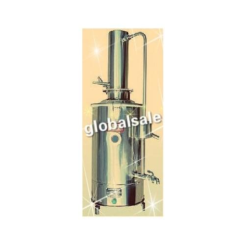 YAZD-20 20L water distiller pavilion distillator stainless steel distilled water equipment 20 liters education equipment