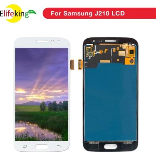 10PCS/Lot Replacement LCD Digitizer Assembly for Samsung Galaxy J2 2016 J210 J210f Display LCD Touch Screen Adjust Brightness