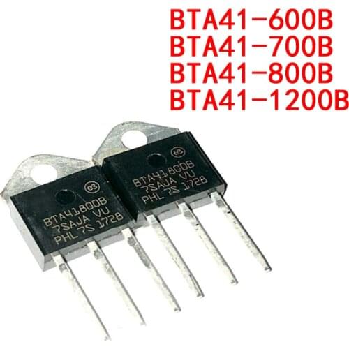 10 Pieces / Batch Bta41-600B Bta41-600 Bta41-800B Bta41-700B 1200B 600V 700V 800V 1200V 40A High Power Bidirectional Thyristor