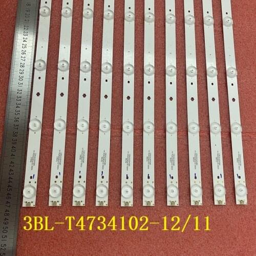 10pcs/set LED bar for SCEPTRE X50 X505BV CTNV93CM 3BL-T4734102-12 11 TI4908DLEDBH U505CV-UMC 49E3505A LC490DUJ SG E3