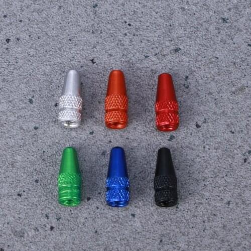 6 Pcs Valve Cap Dust Cover Bicycle Aluminum Alloy French Valve Caps MTB Road Bike Mountain Bike Tyre Air Valve Caps