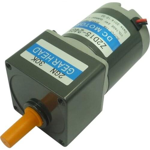 60mm 12 volt dc geared motor with gearbox 15w