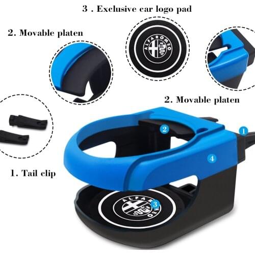 Car Drink Holder Air Outlet Cup Holder Car Styling Water Bottle For Alfa Romeo Italy Mito 147 156 159 166 Giulietta Spider