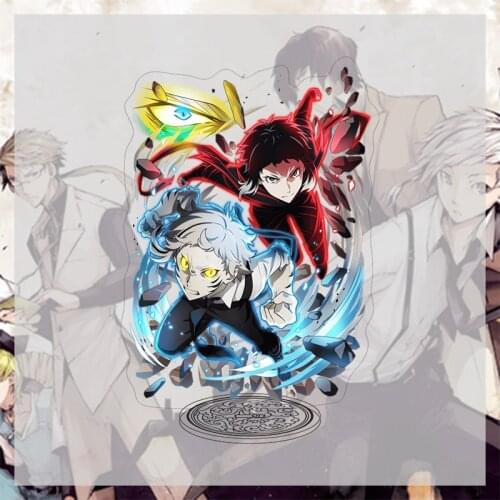 Bungou Stray Dogs Acrylic Stand Model Toys Osamu Dazai Doppo Kunikida Anime Laser Figure Decoration Action Collectible Toy