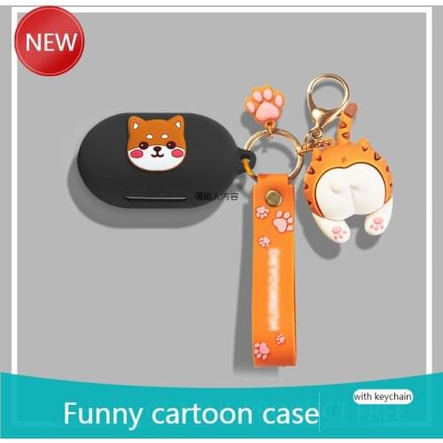 For OPPO Enco W31 Lite Case Cartoon dog Wireless Bluetooth Earphone Case Charging box soft shockproof Cover For OPPO W31 Lite