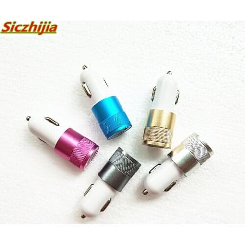 Dual USB aluminum alloy 2.1a car cigarette lighter adapter car charger for Cadillac XTS SRX ATS CTS/Renault Koleos Fluenec