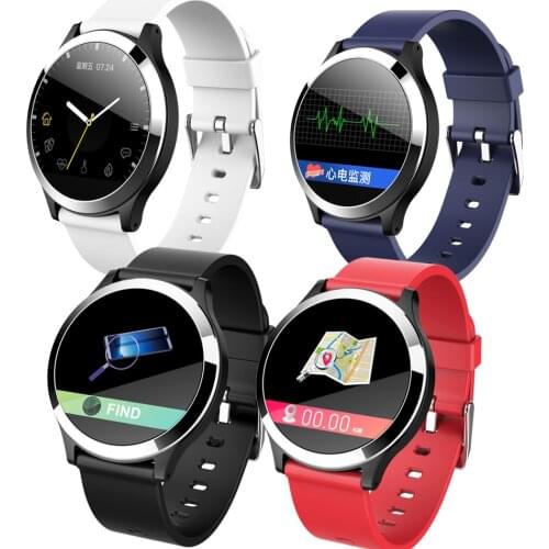 ECG PPG Heart Rate Blood Pressure Monitor Wristband 1.22 inch IPS Smart Bracelet B65 Waterproof Sport Fitband Message Reminder