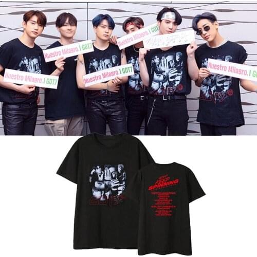 Got 7 World Tour Keep Spinning Short Sleeve T-shirt On Your Mark JinYoung Mark Jackson Youngjae YugYEOM