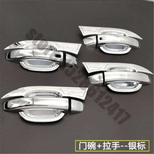 ABS Chrome Door Handle Bowl Door handle Protective covering Cover Trim for MG ZS/HS 2017 2018 2019 Car styling