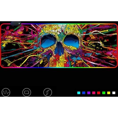 Gaming Mouse Pad RGB Mouse Pad Gamer Computer Mousepad RGB Backlit Mause Pad Large Mousepad XXL For Desk Keyboard LED Mice Mat