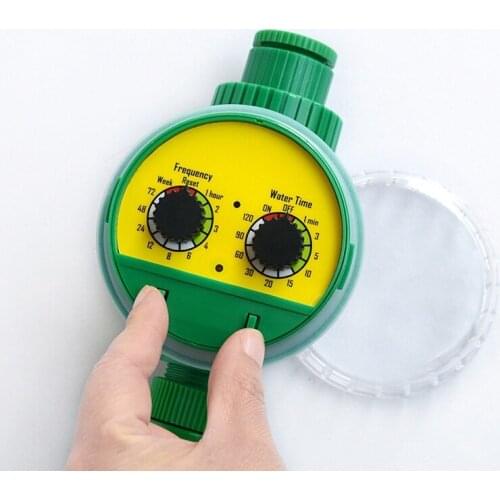 Hot Analogue Two Dial Plastic Water Timer Valve Multi-Function Garden Automatic Electronic Faucet Irrigation Controller