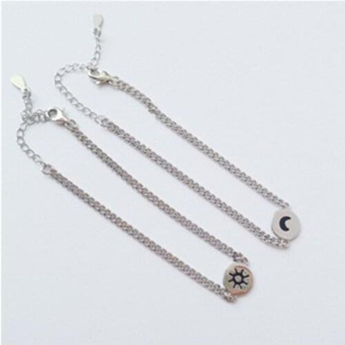 Miuoxion Fashion Personality Punk Party Jewelry Retro Sun Moon Bracelet For Women Feature Namour Charm Gift All Seasons