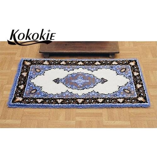 Latch hook kits Mandala for adults large printed canvas yarn carpet diy latch hook rug kits carpet embroidery carpet diy rug