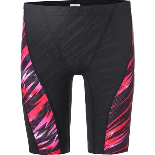 New Boys Swim Trunks Waterproof Quick Dry Bathing Suit Man Diving Long Swimsuit Boxer Briefs Gay Beach Shorts Wear