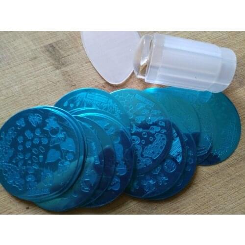 NEW 20PCS hehe01-74 74Design Stamping Nail Art Image Plate hehe Series Nail Plate+Free XL Stamper