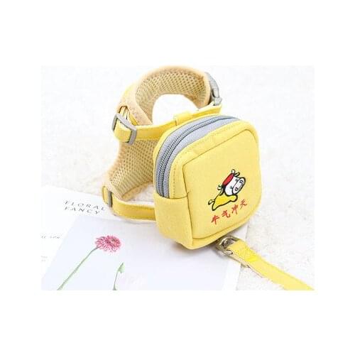 Spring and Summer Vest-Style Dog Leash, Teddy Small Dog Bichon Hiromi Chest Strap, Puppy Dog Leash, Dog Chain Pet Supplies