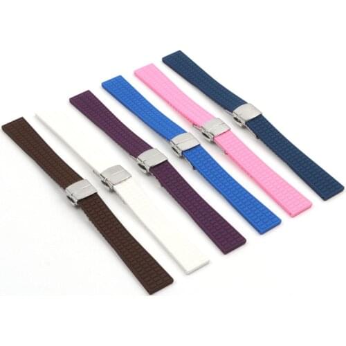 Brand quality 19mm watchband Rubber silicone Watch band for Patek strap for Philippe belt Ladies Aquanaut 5067A 491PTK