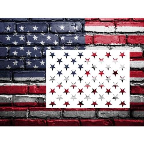 SML size Craft Layering American Flag Stencils for Walls Painting Scrapbooking Stamping Album Decorative Embossing Paper Cards