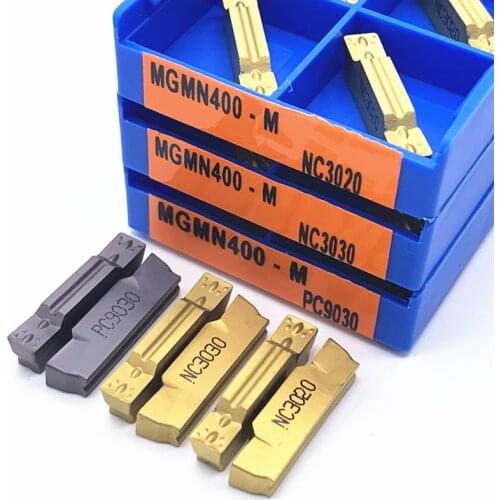 10PCS MGMN400-M NC3030/NC3020/PC9030 slotting and cutting tool 5mm CNC tool metal turning tools carbide MGMN 500 cutting tool