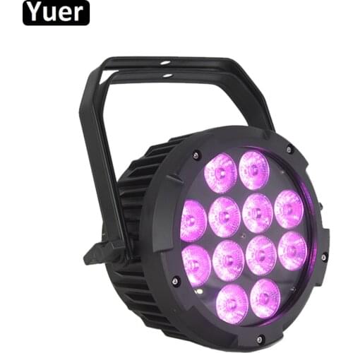 12X18W RGBWA UV 6IN1 Waterproof LED Par Light IP65 Wall Wash Light DMX512 Control Stage DJ Disco Club Professional Lighting