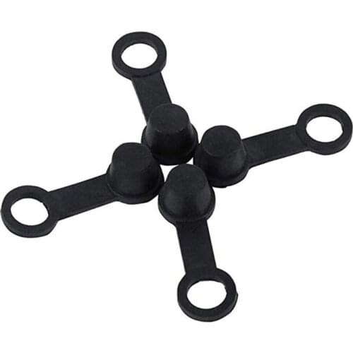 30PCS Rubber Brake Bleeder Valve Cover Screw Caps Grease Zerk Fitting Cap Rubber Dust Cover Dustproof Brake Bleeder Screw Caps