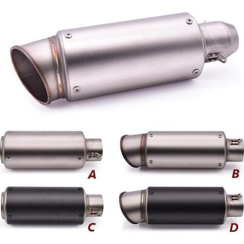 51mm 61mm Motorcycle Pipe Exhaust With DB killer Exhaust Pipe Muffler For Honda VT1100 GROM MSX125 msx 125 forza 300 XADV 750