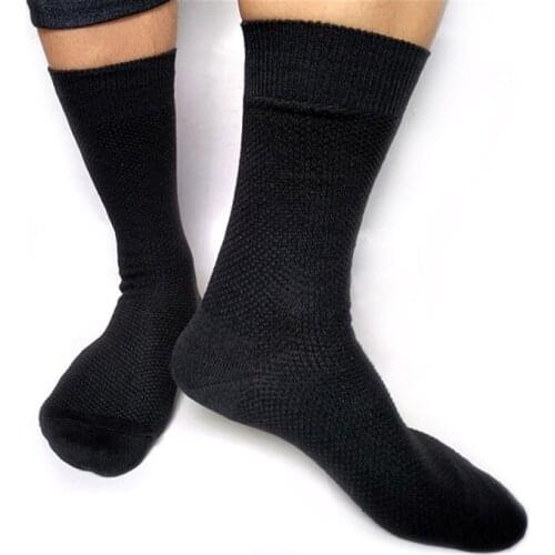 Black Cotton Mens Knited Socks Business Super Quality Sexy Male Formal Dress Suit Socks New Pattern Man Sox