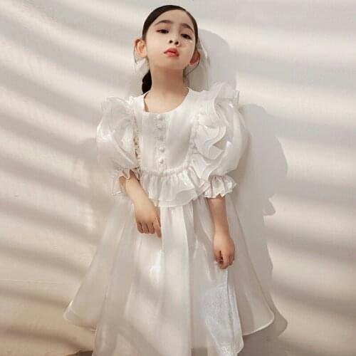 Baby Girl Childrens Clothing 2021 Summer New Dress Female Baby Princess Fairy Dress Children Net Yarn Dress Kids Clothes