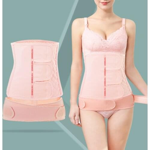 Slimming Corset Waist Trainer Cincher Girdles Body Shaper Women Postpartum Belly Band Underbust Tummy Control
