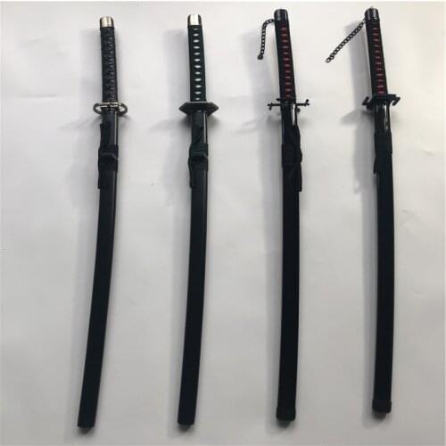 Cosplay Bleach Aizen Sousuke Ichimaru Gin Kurosaki ichigo sword none moon Sword Role cosplay Bleach Wood Sword Weapon 100cm