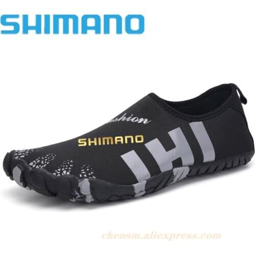 Shimano Fishing Sneakers Men Women Barefoot Beach Water Shoes Lovers Outdoor Fishing Swimming Bicycle Quick-Drying Aqua Shoes
