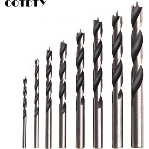 8Pcs/Set 3MM-10MM HSS Drill Bits Kit For Woodworking Metal Wood Tools New