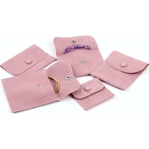 100pcs/lot) New arrival pink velvet Jewelry bags for bracelet ring and necklace