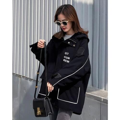 Tooling Coat Female Spring Autumn Korean Loose New Fashion Versatile Sen Series Windbreaker Lady Coat