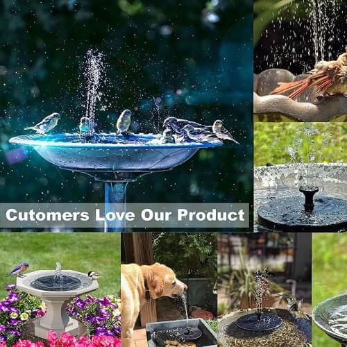 Floating Solar Fountain Garden Water Decoration Solar Panel Powered Fountain Water Pump Fountain Pool Pond Garden Decoration