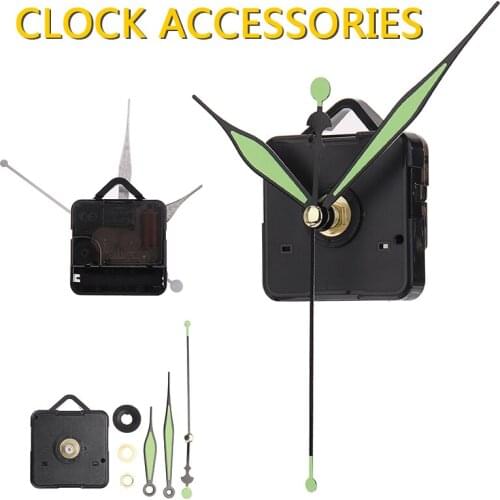 Simple And Stylish Luminous DIY Silent Quartz Clock Spindle Movement Mechanism Home Manual Repair Tool Kit