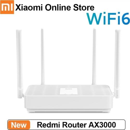 Xiaomi Redmi Router AX3000 WiFi 6 Mesh Gigabit Version 2.4GHz 5G WiFi Repeater 4 Antennas Network Extender