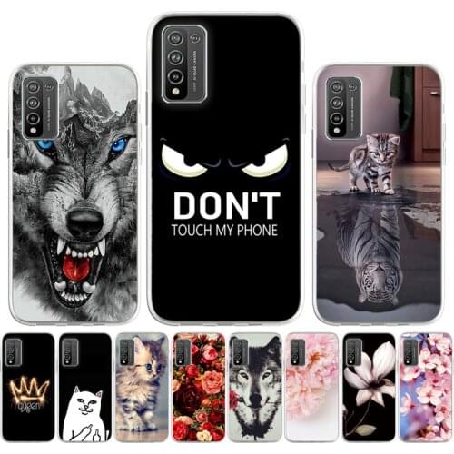 Silicon Case For Huawei Honor 10X Lite Cases Cute Animal Floral Phone Bumper on Honor 10i 9X 9A 9C 9S 9 10 X Protective Covers