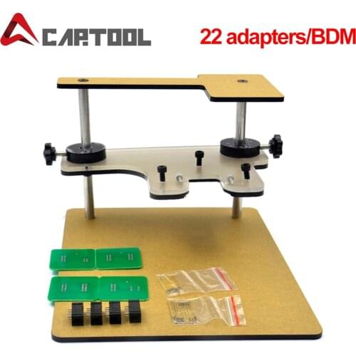 LED BDM FRAME Tester Chip Tunning BDM Frame BDM100 Adapter Probe Master ECU Programming with 22pcs BDM Frame Adapters