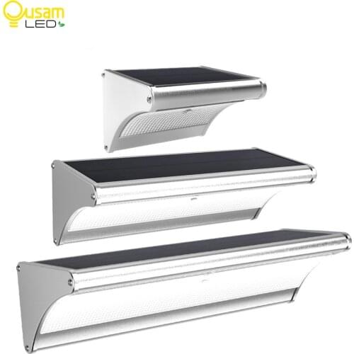 LED Solar Light Outdoors Motion Sensor Wall Lamp Waterproof Solar Powered Garden Lights Home Lamp For Garden Street