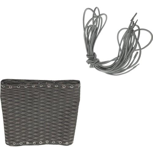 Recliner Fabric Cloth Replacement with Laces for Zero Gravity Fishing Chairs Patio Sling Couch Chair 63x17inch (Gray Rhombus)