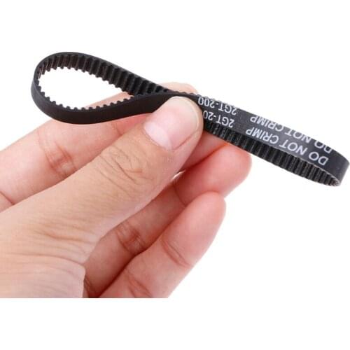 Closed Loop Rubber GT2 Timing Belt 200 280 400 610 852mm 2GT 6mm For 3D Printers Parts