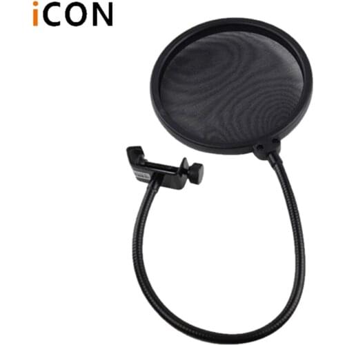 ICON PF-02 microphone screen pop filter shield cover mic accessories for broadcast studio recording