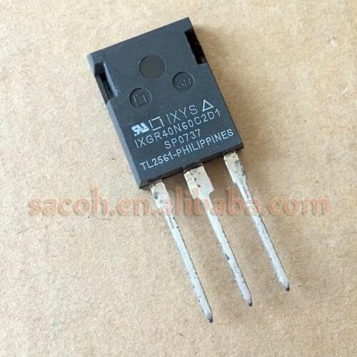 10Pcs IXGR40N60C2D1 or IXGR40N60C2 IXGR40N60B2D1 IXGR40N60B2 IXGR40N60 ISOPLUS247 40A 600V Power IGBT Transistor