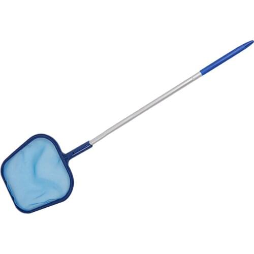 162cm 5.3Ft Swimming Pool Accessories Leaf Skimmer Net w/ Aluminum Pole Skim Fine Debris Fine Mesh for Spa Pond