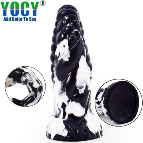 20*6.3cm Male Prostate Massage Huge Dildo Masturbators Anal Sex Toys For Women Men Gay Couples Big Anus Dilator Butt Plug