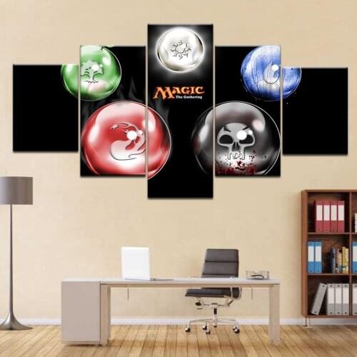 5 Pieces/set HD Printed Magic Ball Painting Canvas Print room decor print poster picture canvas pictures frame