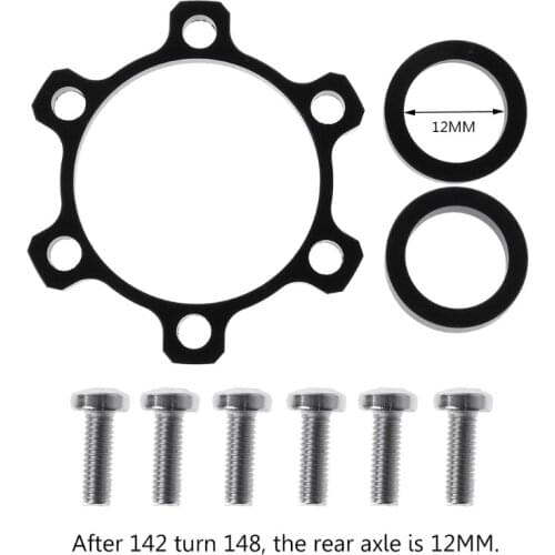 Bicycle Hub Adapter Alloy Front Rear Spacer Conversion 100 to 110mm/142 to 148mm