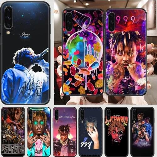 Juice wrld JW Rapper Phone case For Samsung Galaxy A 3 5 7 8 10 20 21 30 40 50 51 70 71 E S 2016 2018 4G black painting Etui